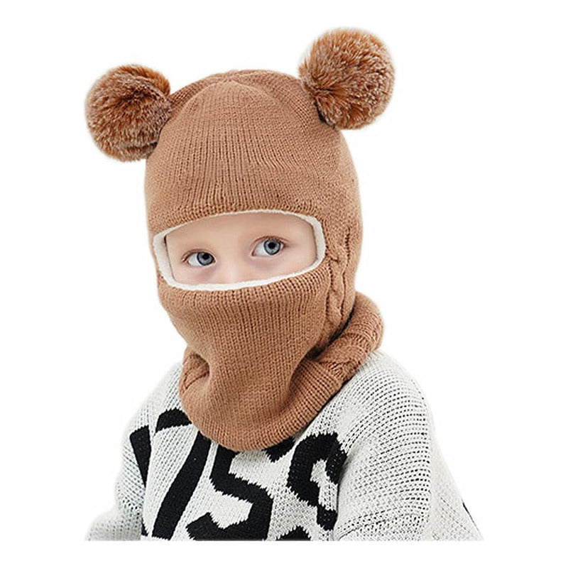 Gorro Con Cuello Bebés 6m A 2 Años Invierno Abrigado Norplat