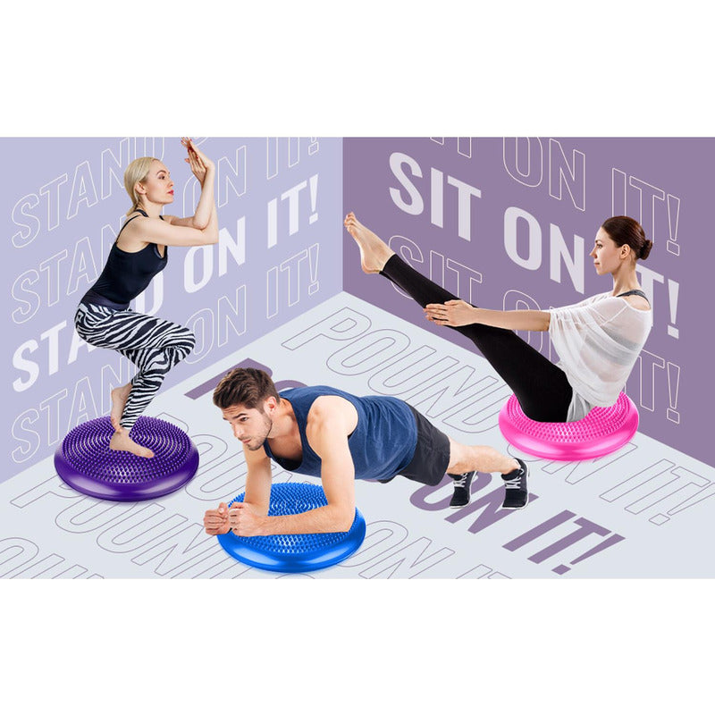 Disco De Balance Y Equilibrio Mini Bosu Erizo Yoga - Norplat
