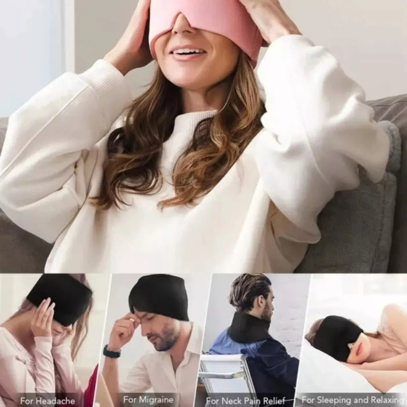 Gorro Migraña Gel Alivia Dolor Cabeza Compresa Gel - Norplat