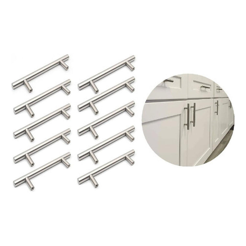 10 Tiradores De Muebles - Manillas Cocina 15 Cm - Norplat