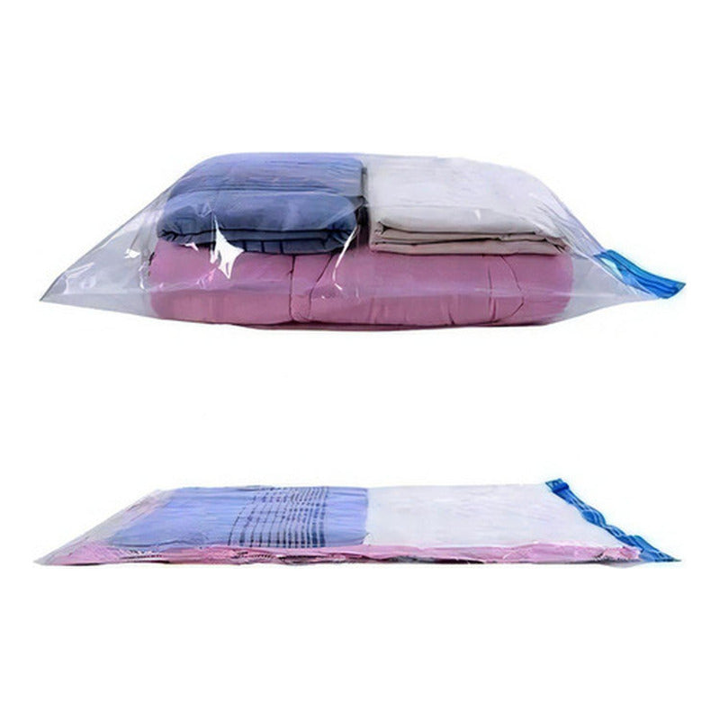 Set 10 Bolsas Al Vacio P/ Ropa Viaje Sellado 90x120 Norplat