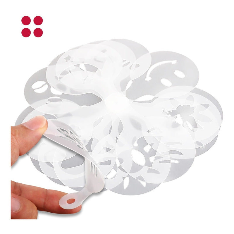 Pack X16 Plantillas Para Decorar Pan (stencils) - Cukin