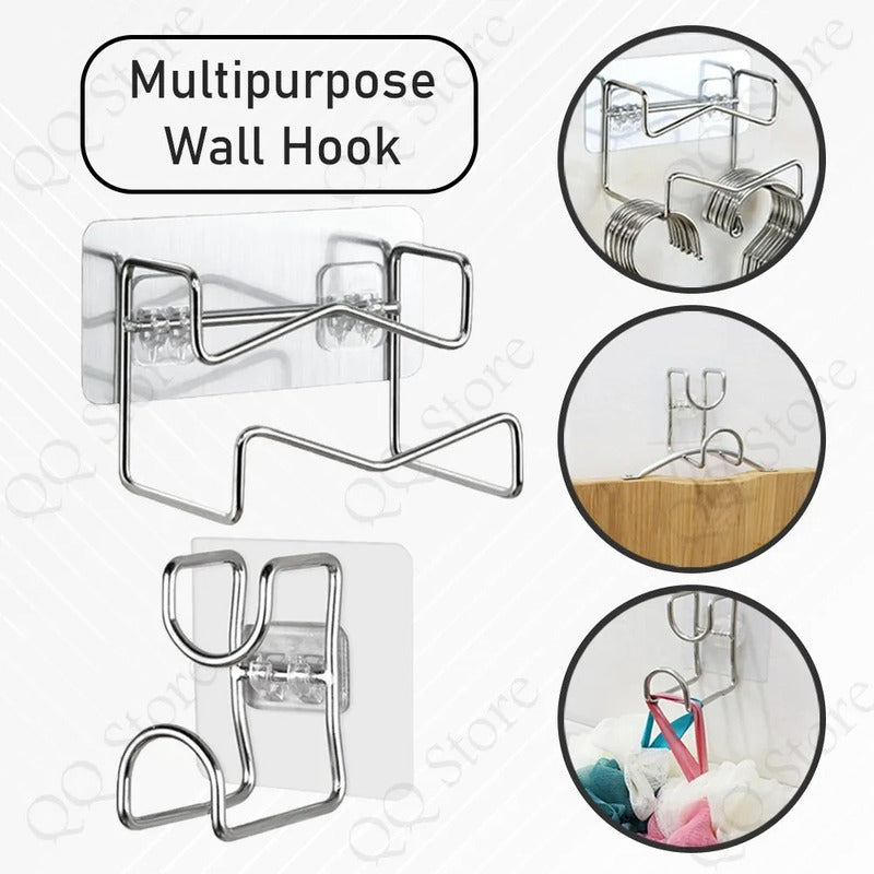 Colgador Autoadhesivo Ideal Para Colgar Perchas Y Ganchos