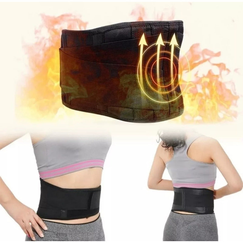 Faja Lumbar Cinturón - Genera Calor - Lumbalgia - Norplat