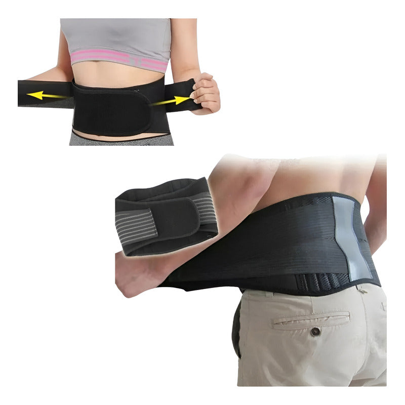 Faja Lumbar Cinturón - Genera Calor - Lumbalgia - Norplat