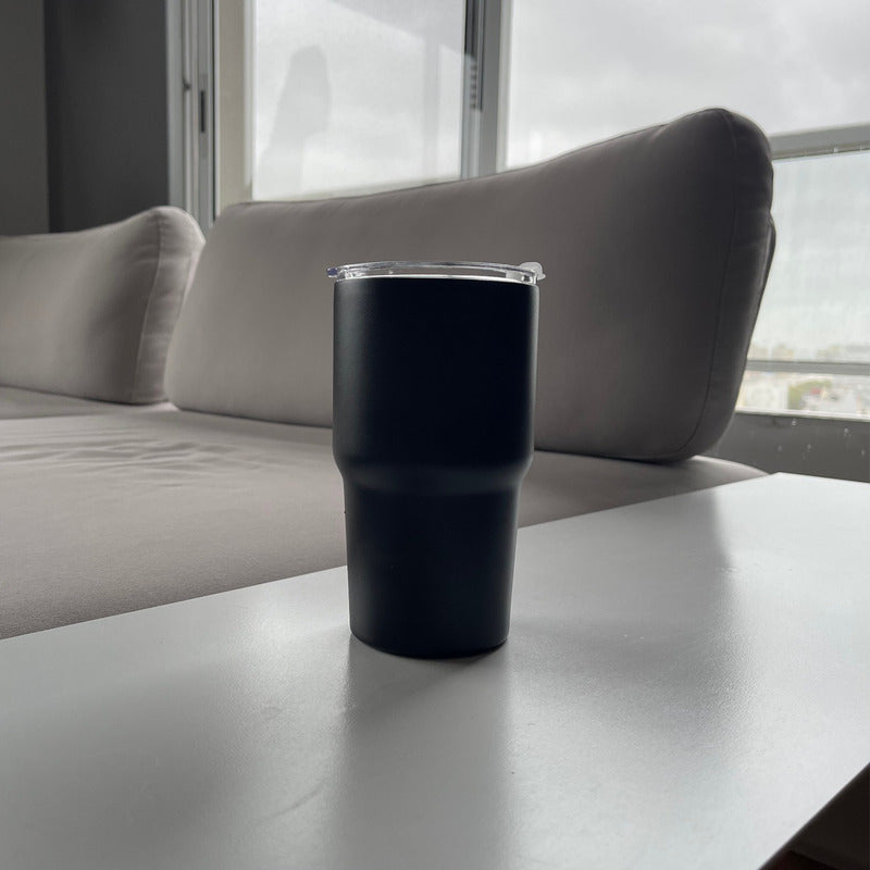 Vaso Mug Termico Cukin 600ml Acero Inox 2 Tapas Y Bombilla