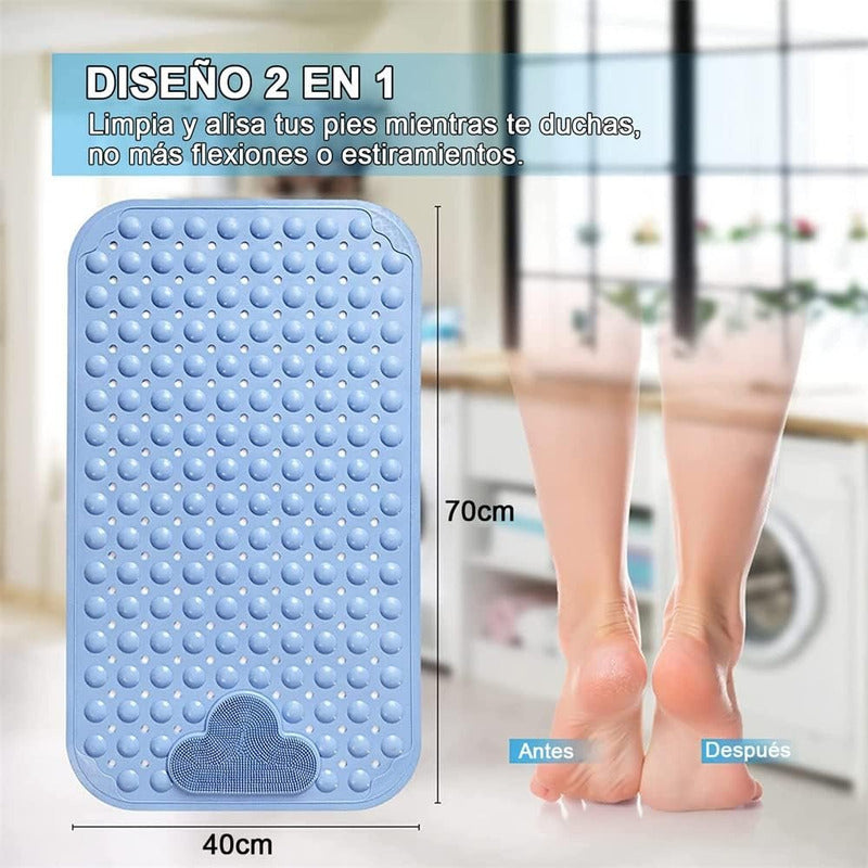 Piso Goma Antideslizante Para Ducha Tinas Alfombra - Norplat