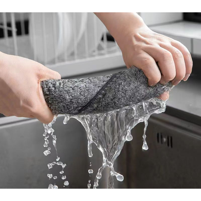 Set 12 Paños De Cocina Docena Fibra Carbon Ecológico Norplat