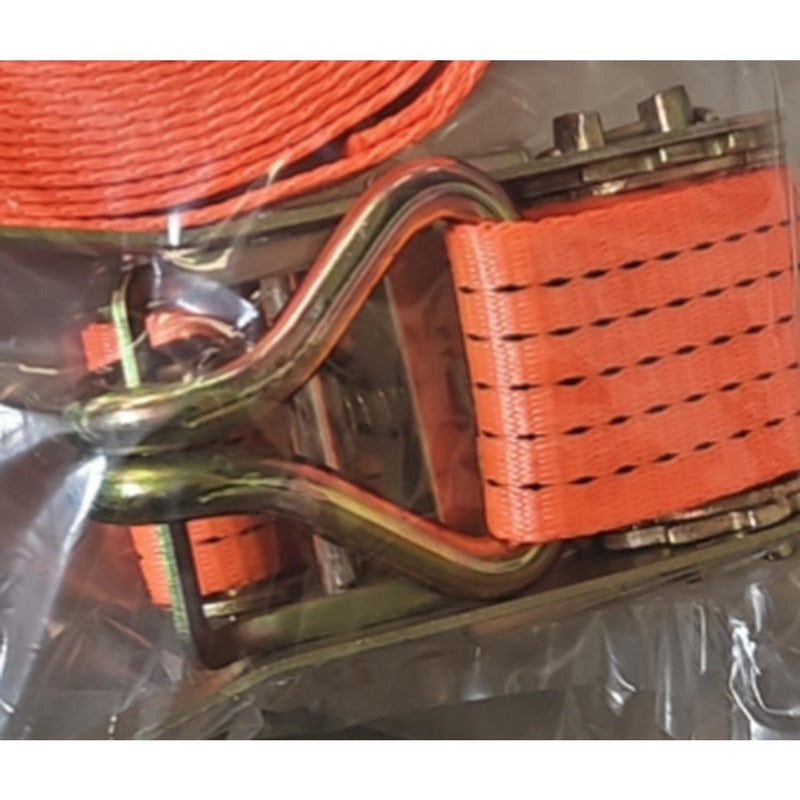 Eslingas Linga Amarre 50mm 6m Slinga 5000kg Rachet - Norplat Naranja