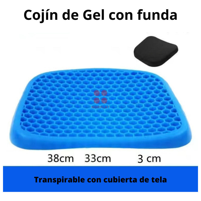 Cojin Silla Goma Gel Casa Auto Oficina Ergonómico - Ome