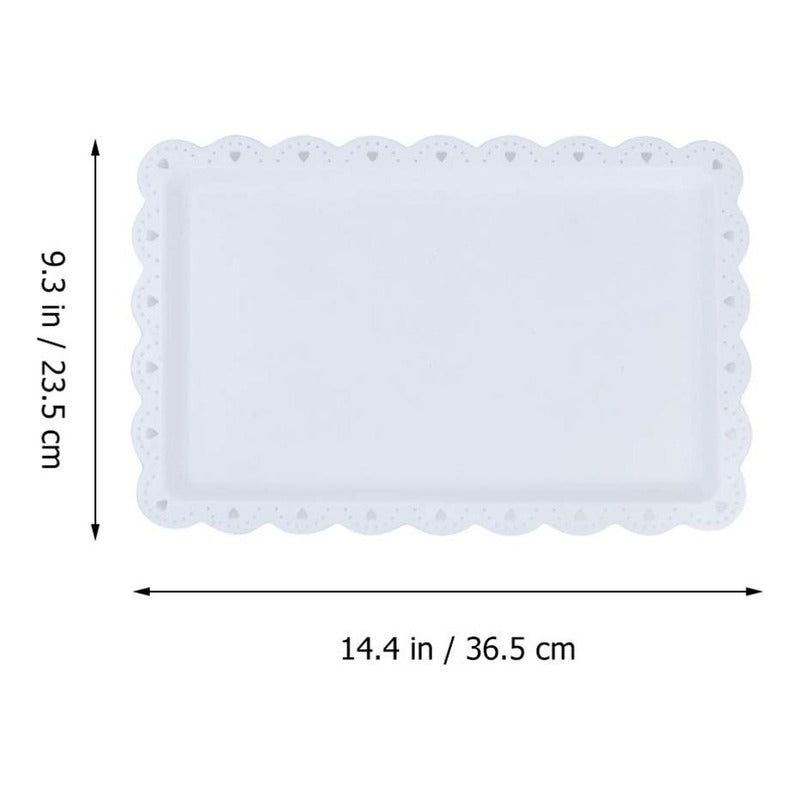 Set 2 Bandejas Rectangular Norplat Ideal Para Brazo De Reina