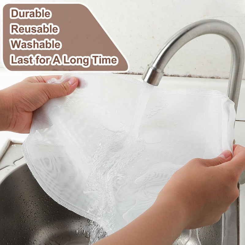 Set 3 Bolsas Para Filtrar Leche Vegetal Malla Fina - Norplat