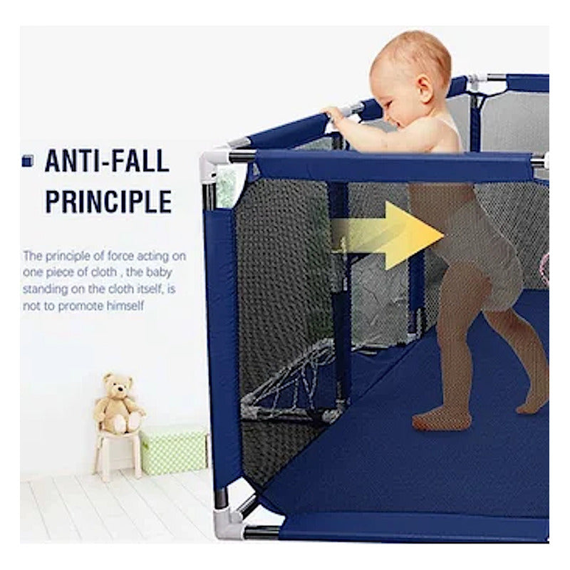 Corral Para Bebe Con Aro De Basket 180cm Seguridad - Norplat