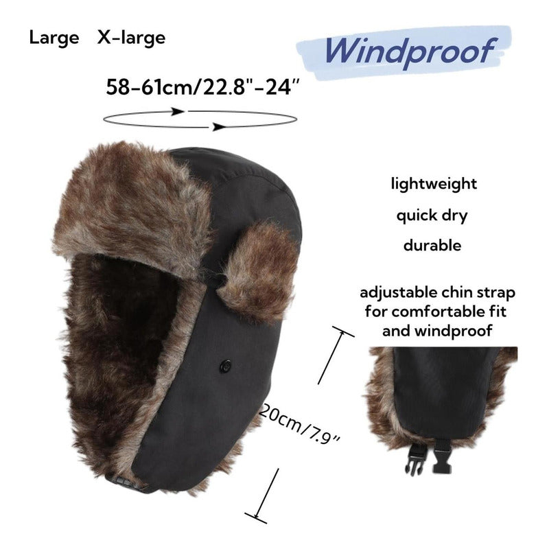 Gorro Invierno Ruso Unisex Cálido Termico Aviador - Norplat