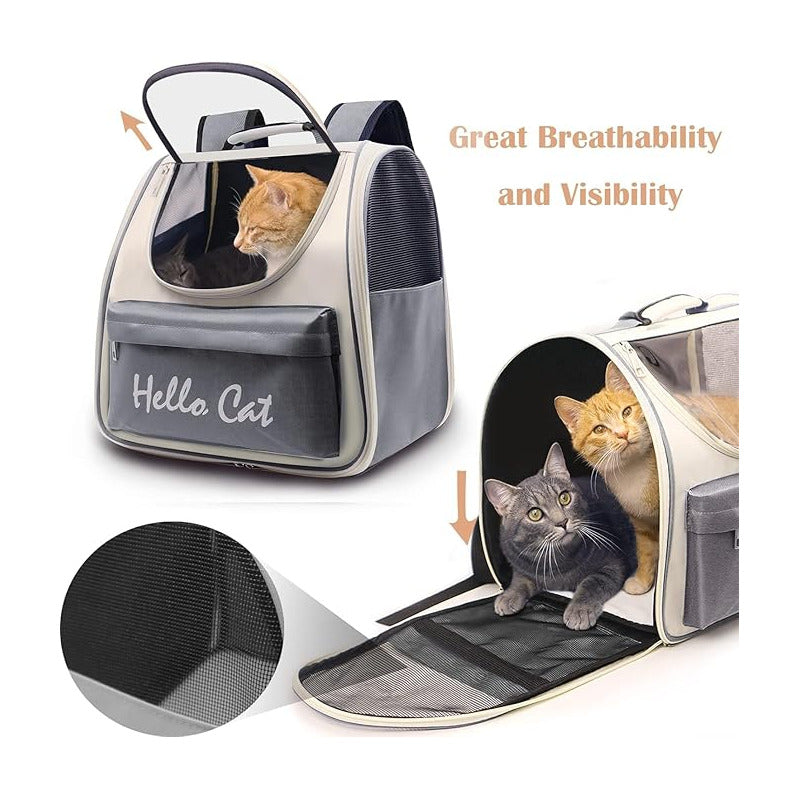 Norplat Mochila Transportador Viaje Mascota Bolso Gato Perro