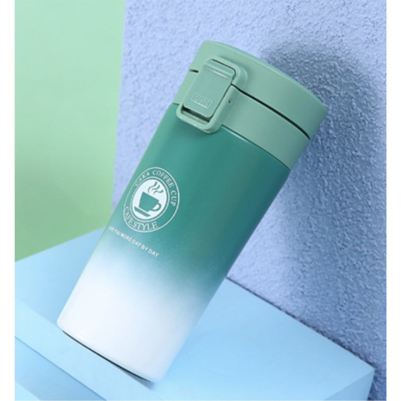 Vaso Termico Mug Para Café Té 380 Ml Acero Inoxidable Cukin