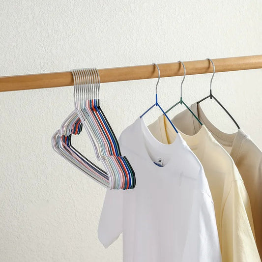 Ganchos Colgadores De Ropa Set 10u Antideslizante Engomados