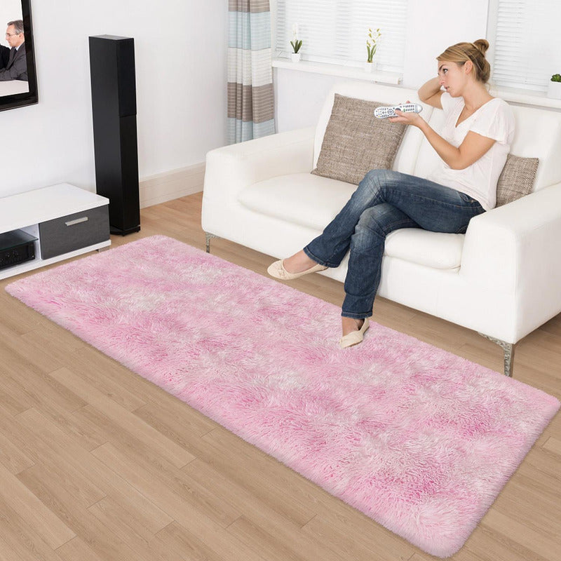 Alfombra Bajada De Cama Peluda 160x60cm 3cm Suave - Norplat