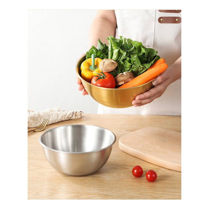 Bowl Acero Inoxidable 22cm Reposteria Cocina 2500ml Norplat
