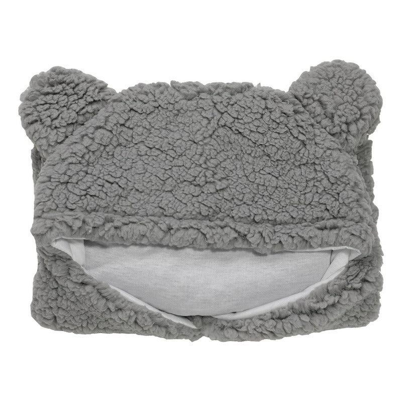 Osito De Corderito Bebe Body Enterito Sin Brazos - Norplat Gris M: 1 A 3 Meses Lisa