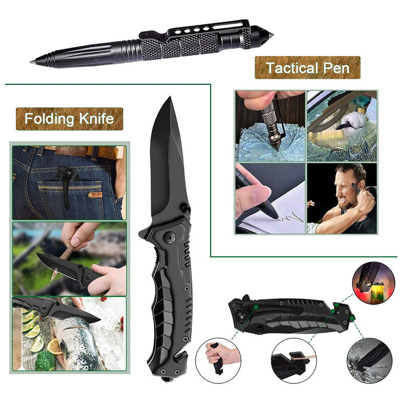 Kit Herramientas De Supervivencia Camping Pesca Trekking