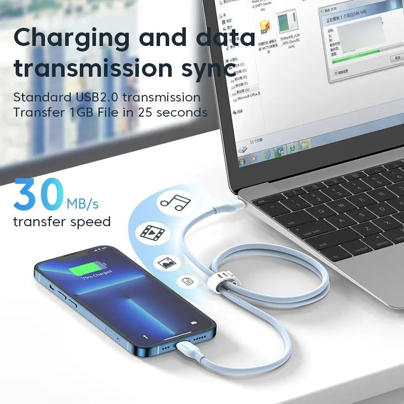 Cable Tipo C A C - Usb C Usbc - Carga Rápida 60w - Norplat