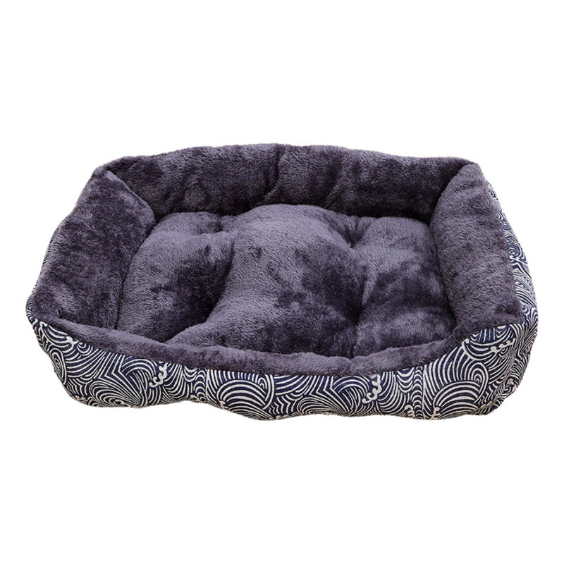 Cama Mascota Ultrasuave Gato Perro Xxl Hasta 50kg - Wuf