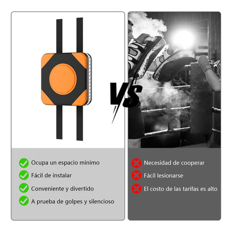 Almohadilla De Boxeo Con Velcro A Pared Foco Entrena Norplat