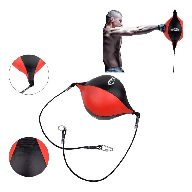 Pera Box Boxeo 2 Elásticos Punching Ball - Norplat