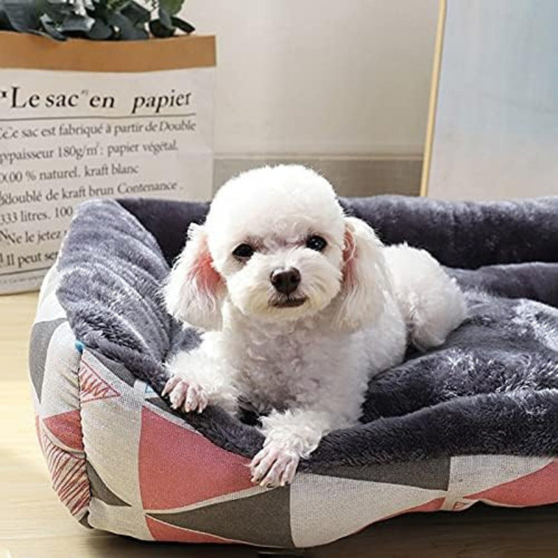 Cama Mascota Ultrasuave Gato Perro L Hasta 15kg - Wuf