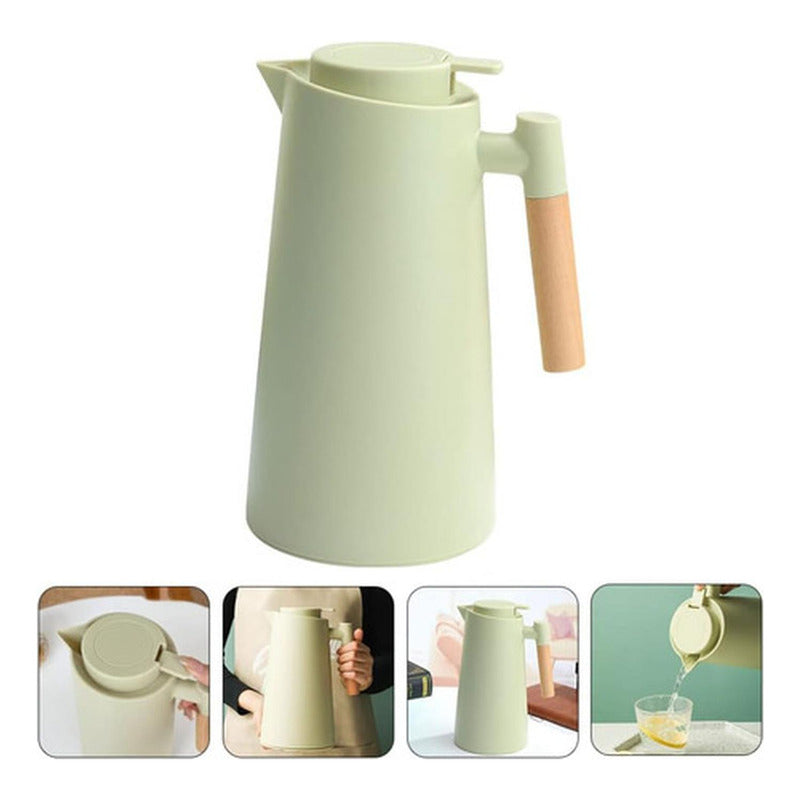 Jarra Termica Norplat 1 Litro Vidrio Aislante Calor Frio
