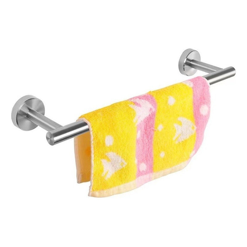 Set Baño Toalleros Porta Confort Acero Inoxidable - Norplat