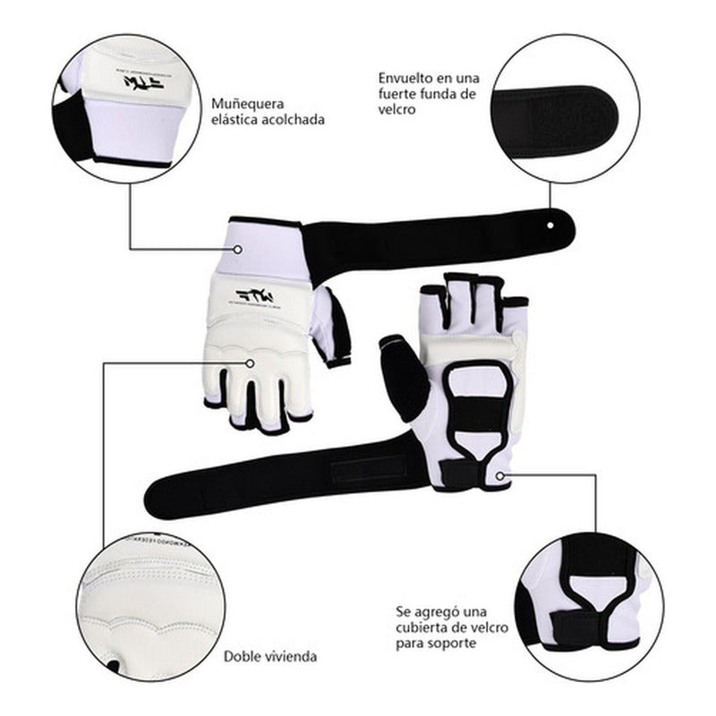Guantes Y Empeineras De Entrenamiento De Taekwondo - Norplat