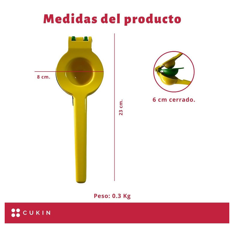 Exprimidor Manual De Aluminio Para Limón - Cukin