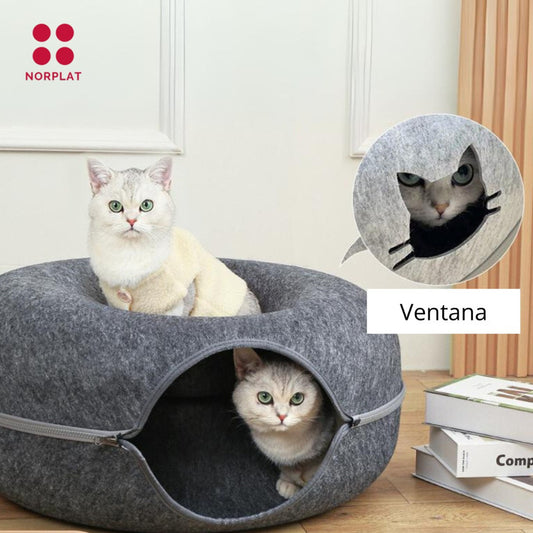 Tunel Cama Casa Gato Mascota Talle Pequeño - Wuf - Norplat