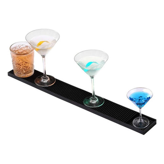 Bar Mat 60 X 8cm Escurridor Vaso Copas Barmat Goma - Norplat