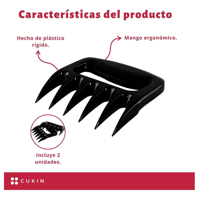 Garras Para Carne - Increibles Para Desmechar - Cukin