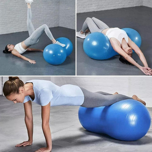 Balón Ovalado Pilates Yoga Tipo Maní 90x45cm Kine - Norplat