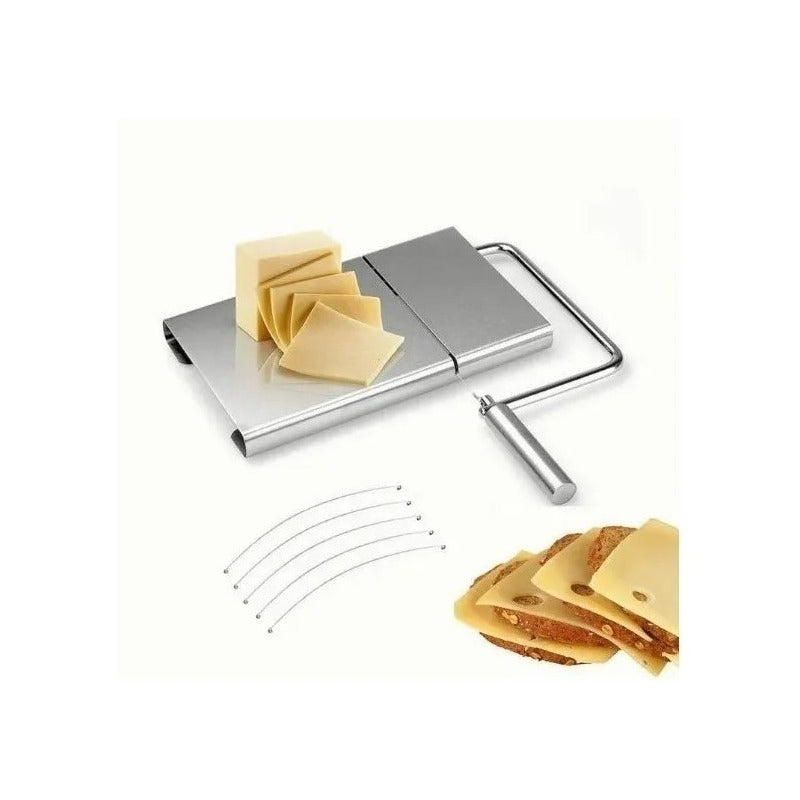 Tabla Cortador De Queso Multifuncional Acero Mantequilla