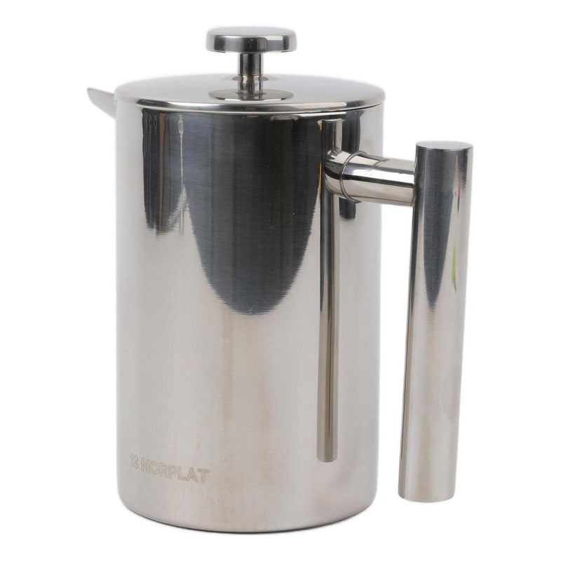 Cafetera Manual Prensa Francesa Acero Cafe 800ml - Norplat