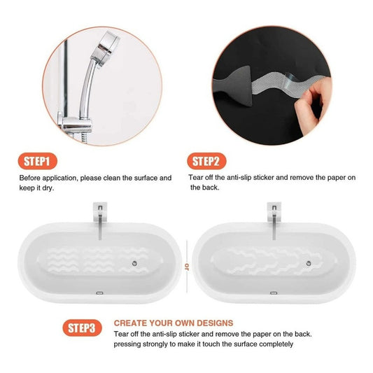 Pegatinas Norplat Antideslizantes Para Ducha Tina + Espatula