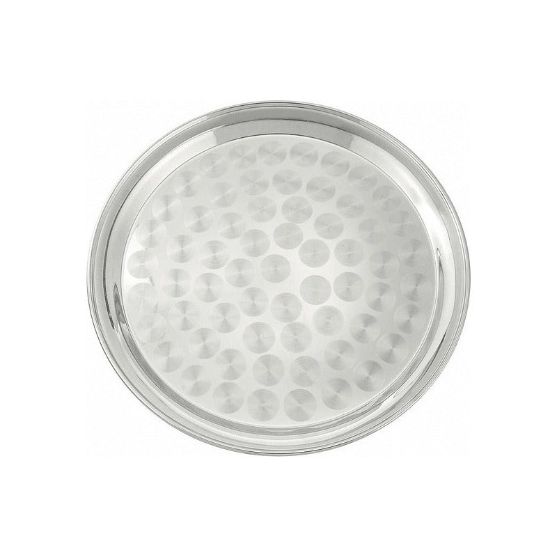 Bandeja Metalica Redonda 40cm Acero Inoxidable - Norplat