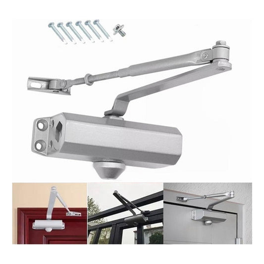 Cierre Automatico Puerta Brazo Hidraulico 45-65kg - Norplat