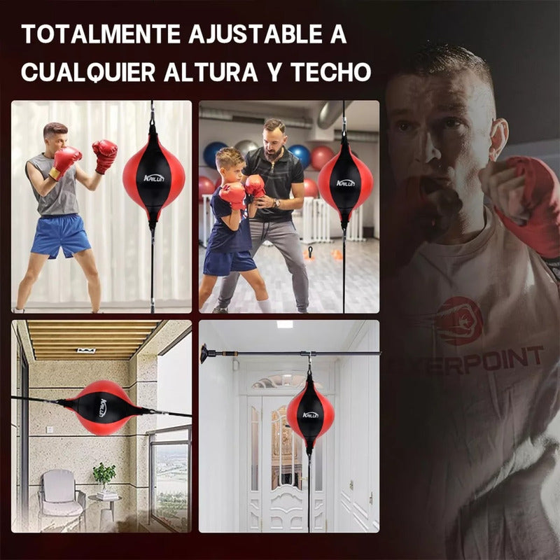 Pera Box Boxeo 2 Elásticos Punching Ball - Norplat