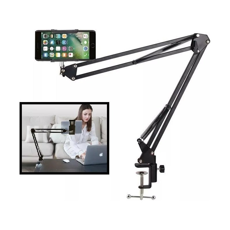Soporte Celular Escritorio Porta Celular Universal Con Brazo