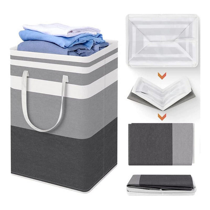4 Cesto Grande Ropa Sucia Y Lavandería Plegable - Norplat