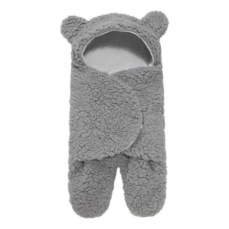 Osito De Corderito Bebe Body Enterito Sin Brazos - Norplat Gris M: 1 A 3 Meses Lisa