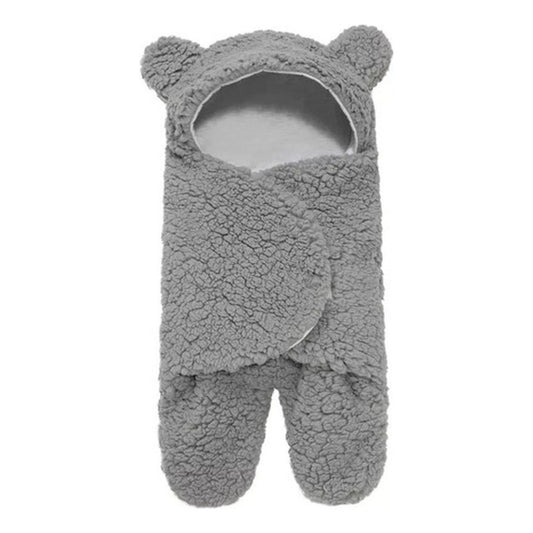 Osito De Corderito Bebe Body Enterito Sin Brazos - Norplat Gris M: 1 A 3 Meses Lisa