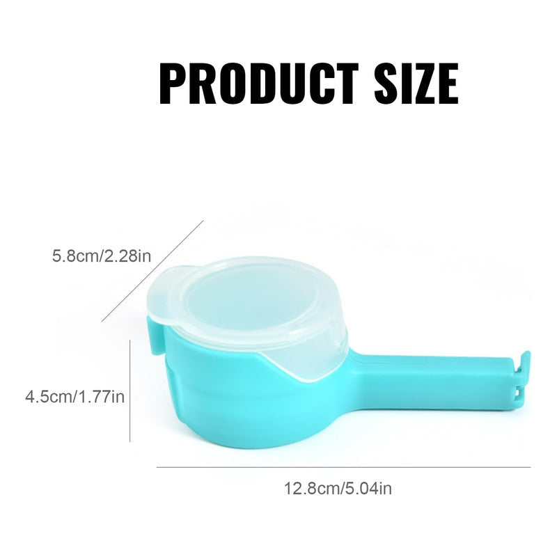 Pack 4 Clips Sella Bolsas Alimentos Con Tapas - Norplat