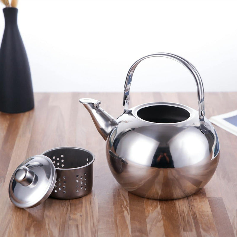 Tetera Acero Inoxidable Preparar Té Infusor 600ml - Norplat